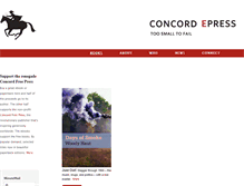 Tablet Screenshot of concordepress.com